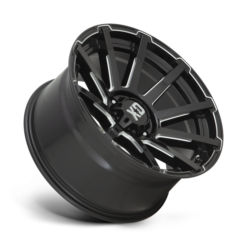 XD Wheels XD84722080312 Outbreak Wheel Gloss Black Milled 22x10 +12