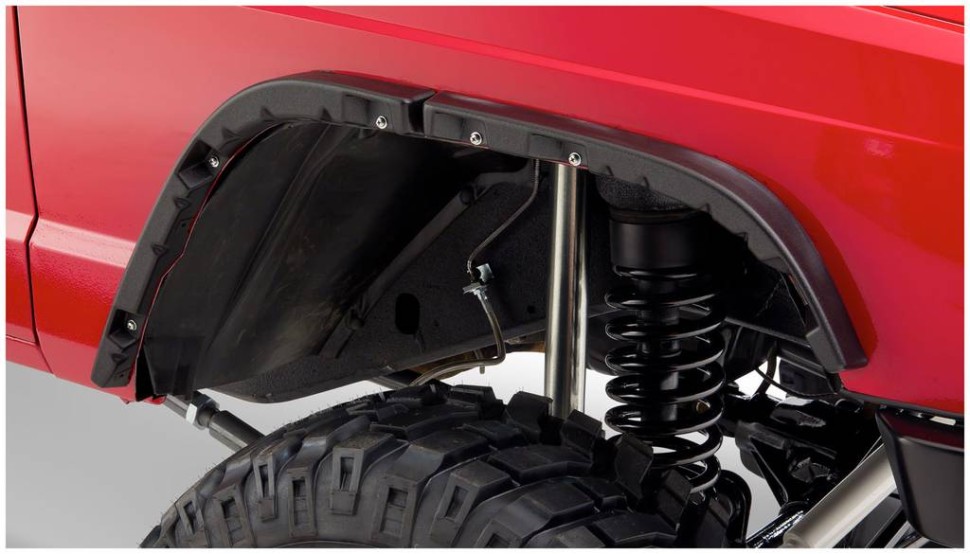 Расширители колесных арок Jeep Cherokee 00-01 к-кт 4 шт. Flat Bushwacker 10922-07