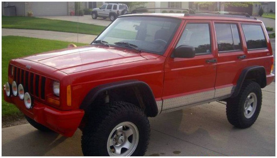 Расширители колесных арок Jeep Cherokee 00-01 к-кт 4 шт. Flat Bushwacker 10922-07