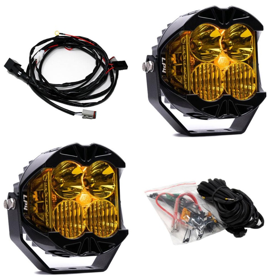 Комплект дополнительных LED фар с подсветкой 5.1" Driving/Combo LP4 Pro Baja Designs 297813