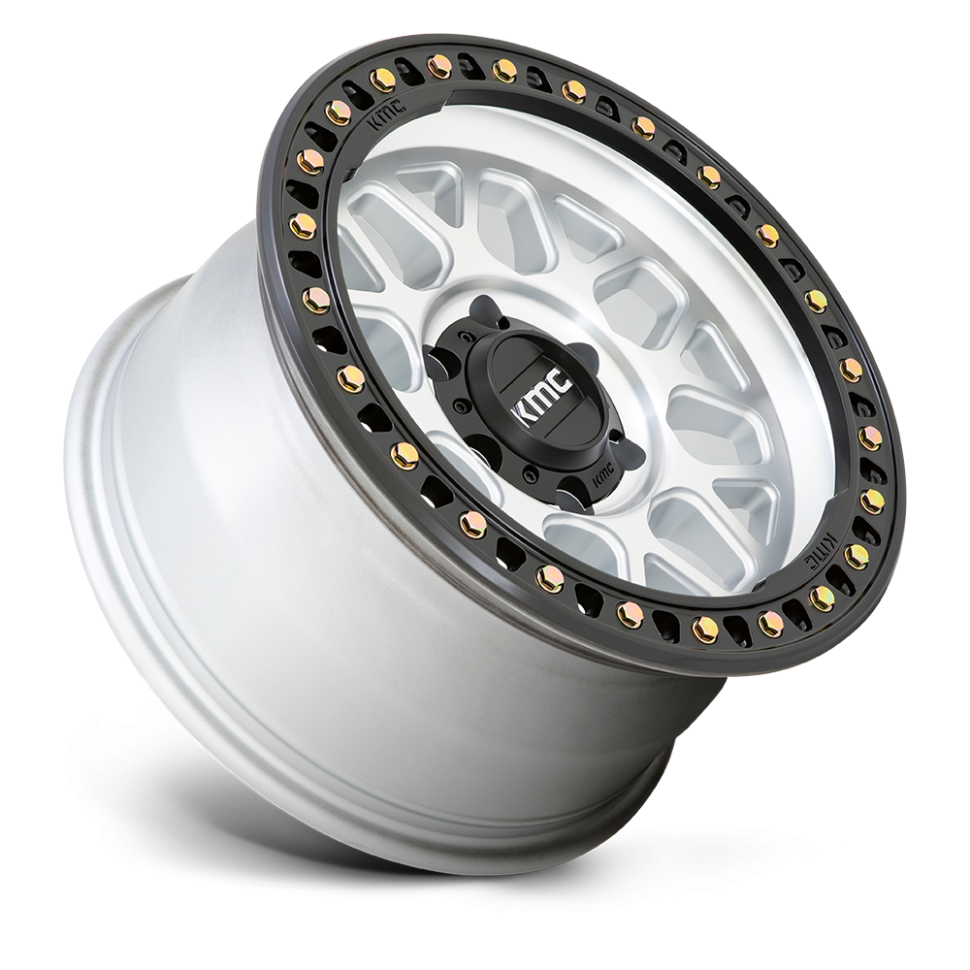 KMC Wheels KM54978563500 GRS Wheel Machined W/Satin Black Lip 17x8.5