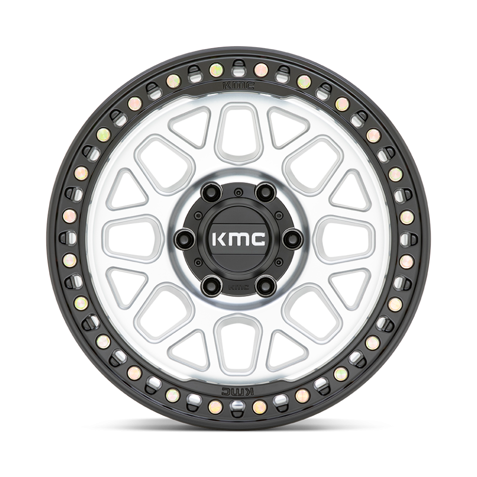 KMC Wheels KM54978563500 GRS Wheel Machined W/Satin Black Lip 17x8.5