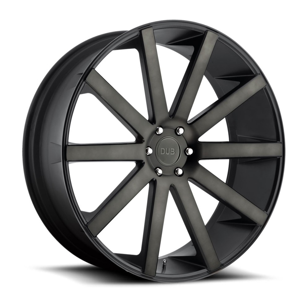DUB Wheels S121220575+35 Shot Calla S121 Wheel Matte Black Double Dark Tint 22x10.5 +35
