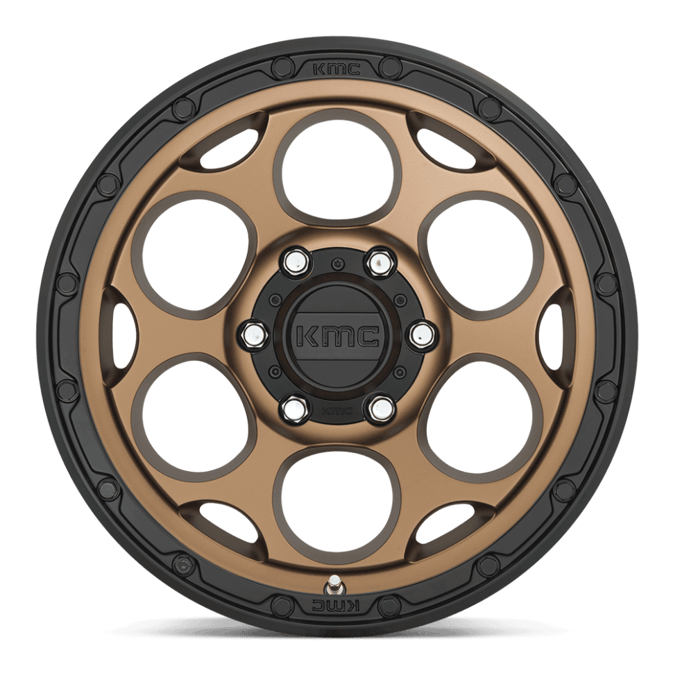 Колесный диск KMC Wheels Dirty Harry Matte Bronze W/Black Lip 17x9 ET-12 KM54179068612N