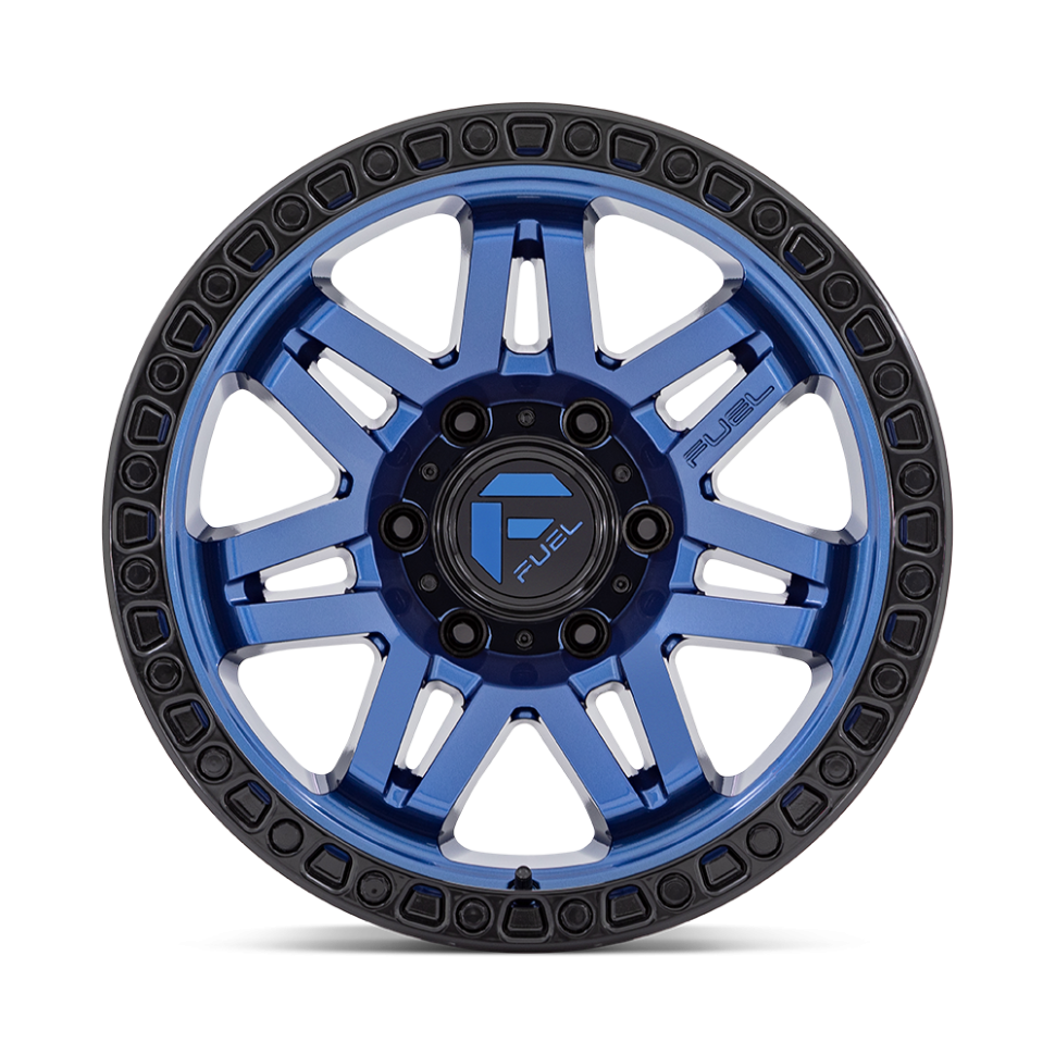 Колесный диск Fuel Off Road Syndicate Dark Blue W/Black Ring 17x9 ET+1 D81317907550