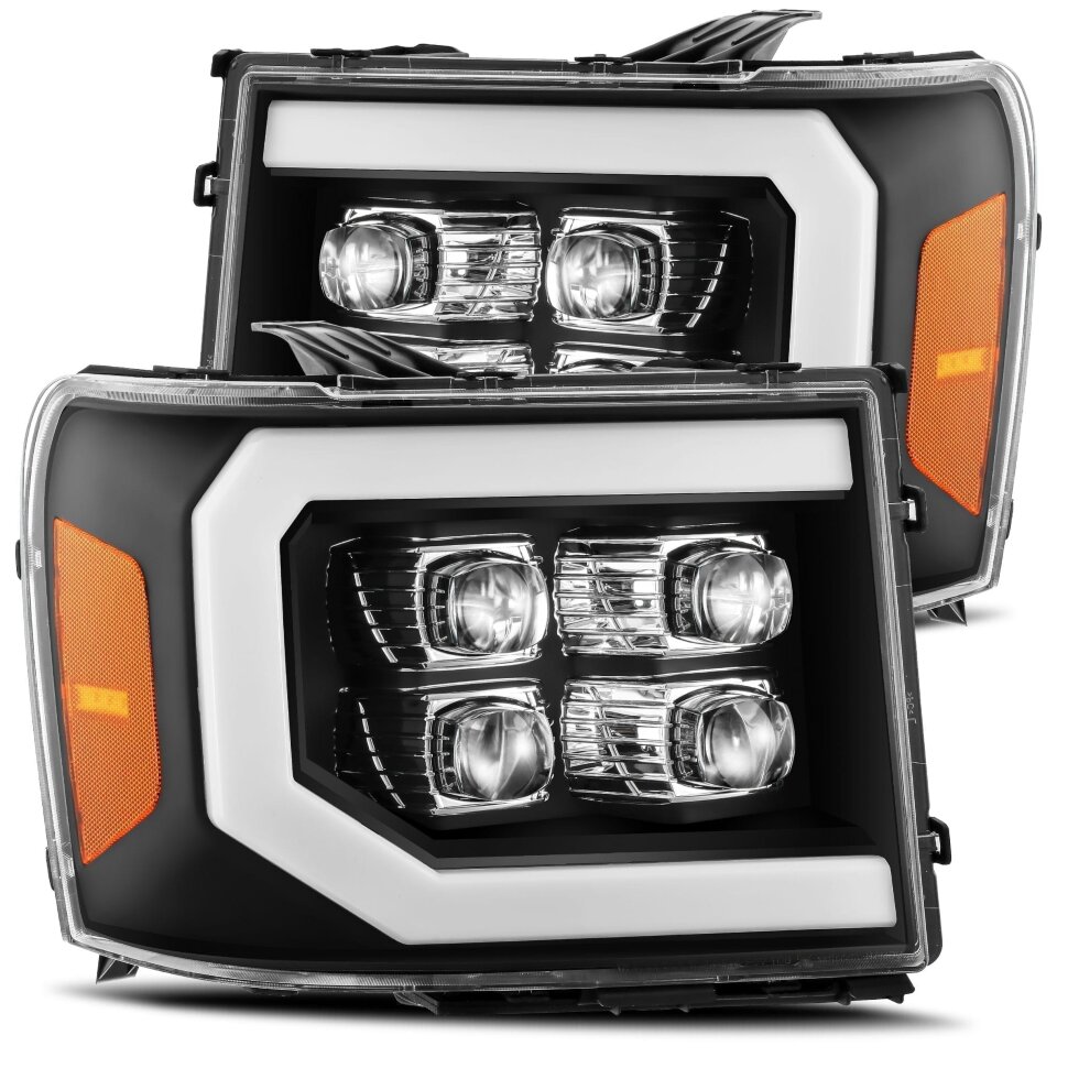 Комплект передніх Led фар GMC Sierra 1500/2500/Sierra 3500 07-14 NOVA-Series AlphaRex 880609