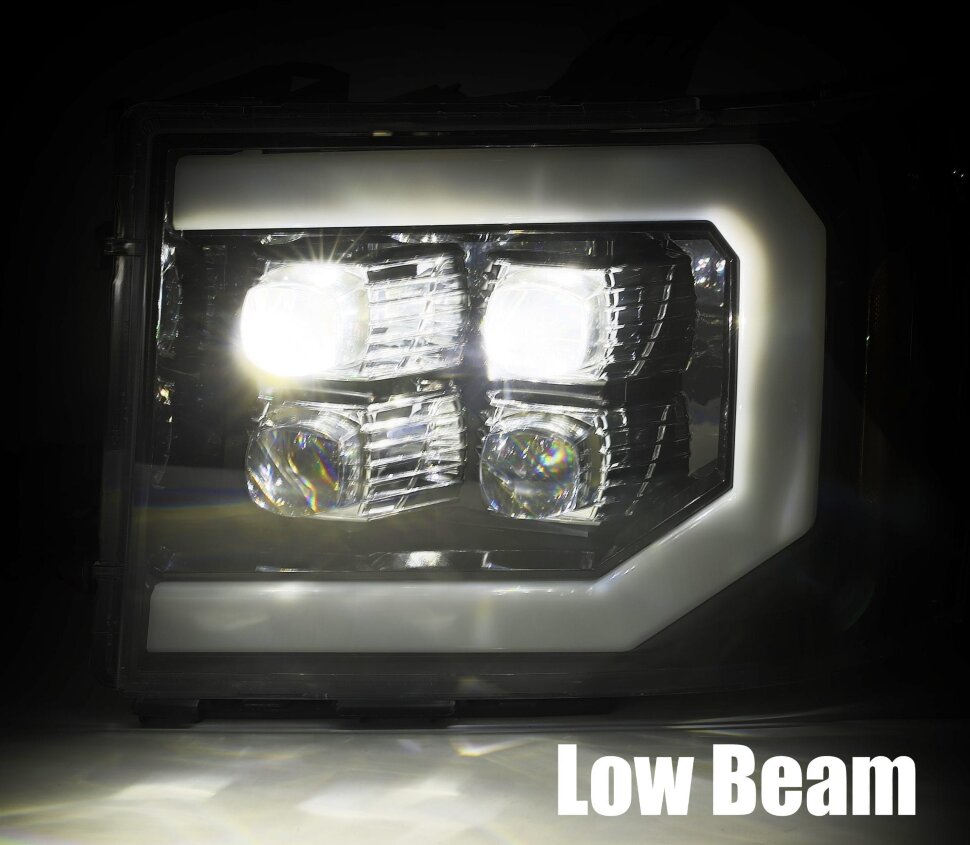 Комплект передніх Led фар GMC Sierra 1500/2500/Sierra 3500 07-14 NOVA-Series AlphaRex 880609