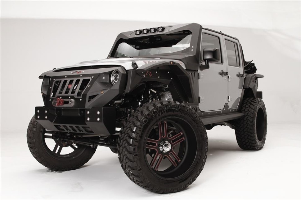 Захисна накладка Jeep Wrangler JK 07-18 Grumper Fab Fours GR1005-1