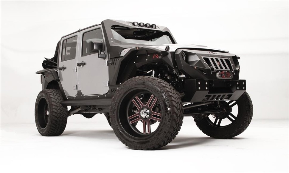 Захисна накладка Jeep Wrangler JK 07-18 Grumper Fab Fours GR1005-1