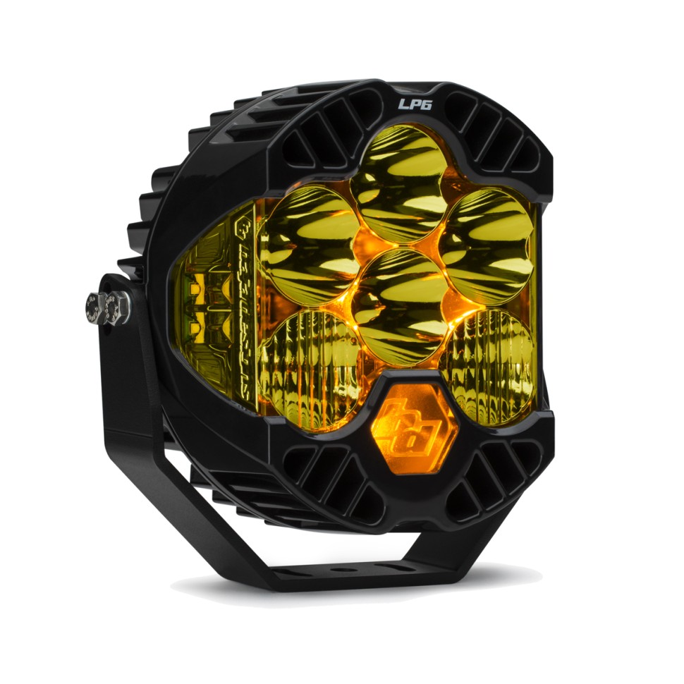 Дополнительная LED фара с подсветкой 6.5x6.5" Driving/Combo LP6 Pro Baja Designs 270013