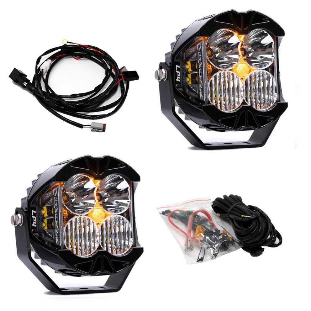 Комплект дополнительных LED фар с подсветкой 5.1" Driving/Combo LP4 Pro Baja Designs 297803