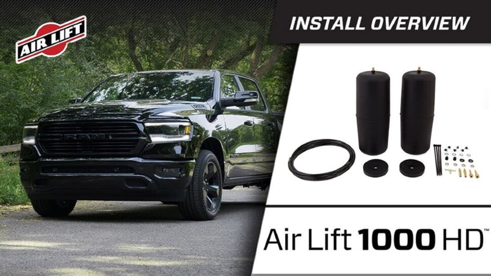 Комплект пневмопідвіски Dodge Ram 1500 19-25 1000HD Air lift 60828HD