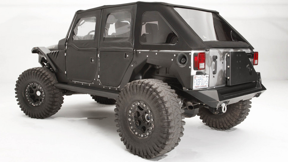 Fab Fours JK1001-1 Rear Fender Replacement System Jeep Wrangler JK 07-18
