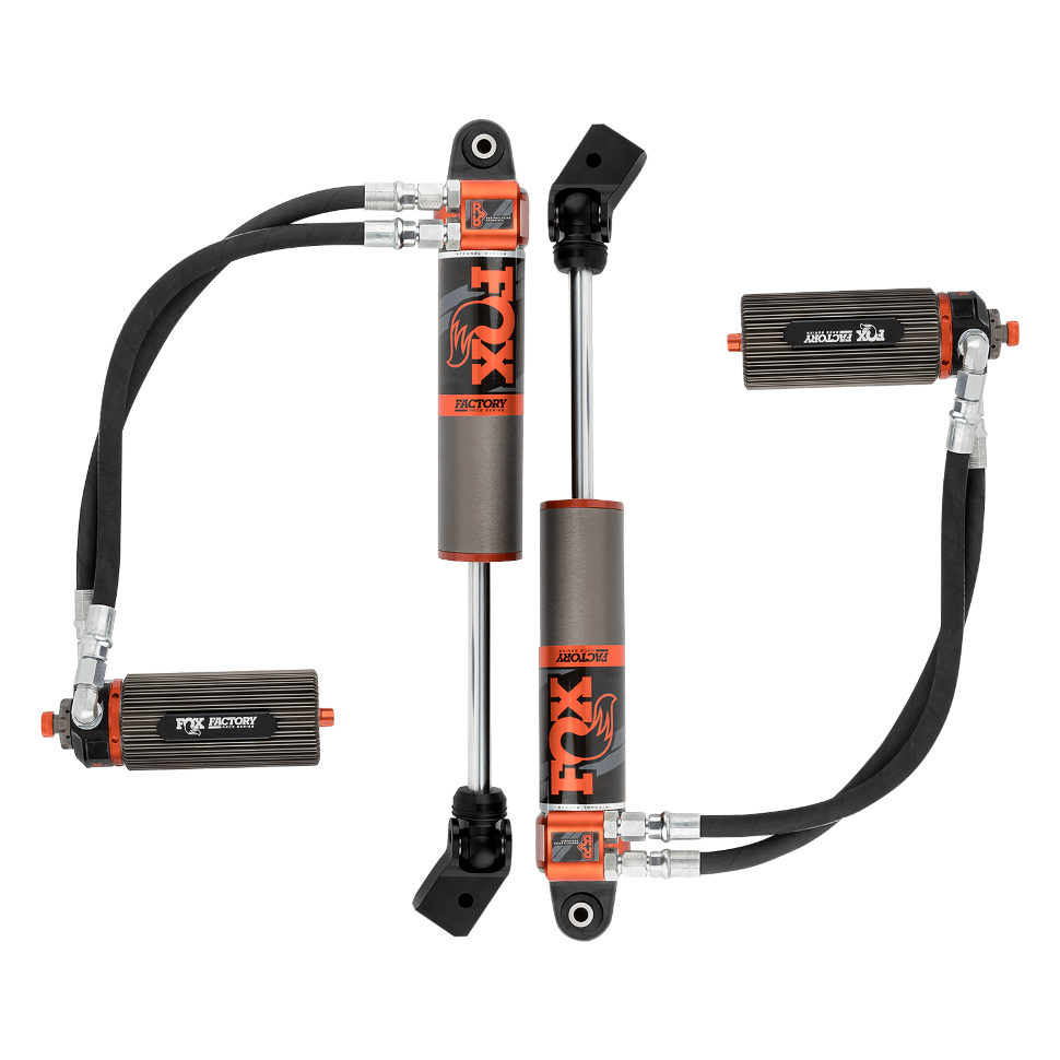 Амортизатор передний с резервуаром регулируемый Jeep Wrangler JL 18-25 Factory Race Series 3.0 Lift 3.5-4.5" Fox Shocks 883-26-077 Пара