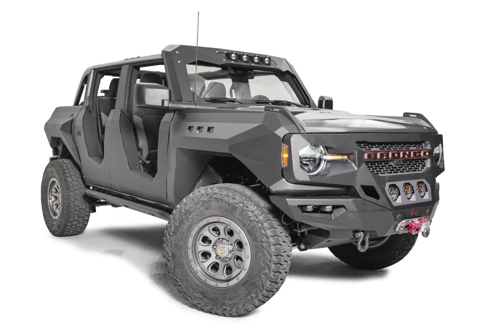 Передні крила Ford Bronco 21-26 Fab Fours FB2000-1