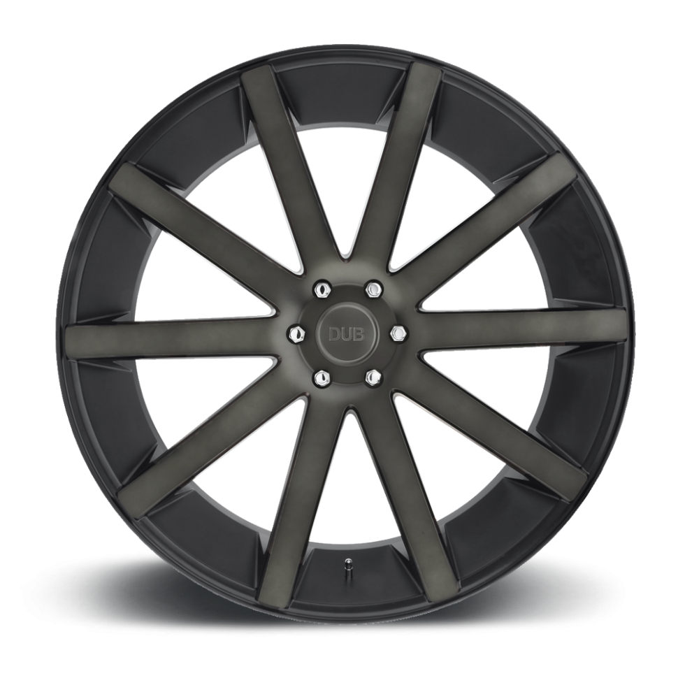 Колісний диск DUB Wheels Shot Calla S121 Matte Black Double Dark Tint 24x10 ET+20 S121240084+20