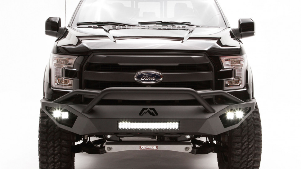 Fab Fours FF15-D3252-1 Vengeance Front Bumper With Pre-Runner Guard Ford F-150 15-17