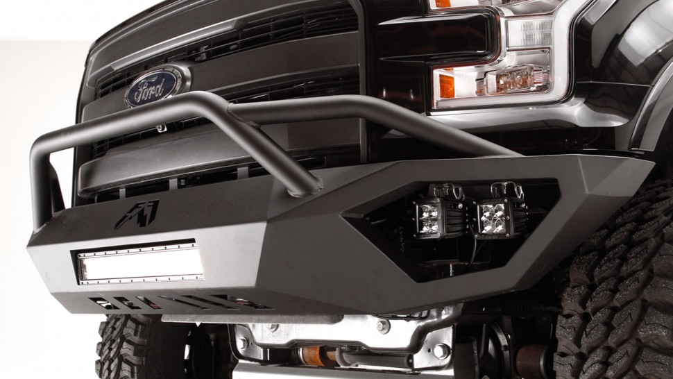 Fab Fours FF15-D3252-1 Vengeance Front Bumper With Pre-Runner Guard Ford F-150 15-17
