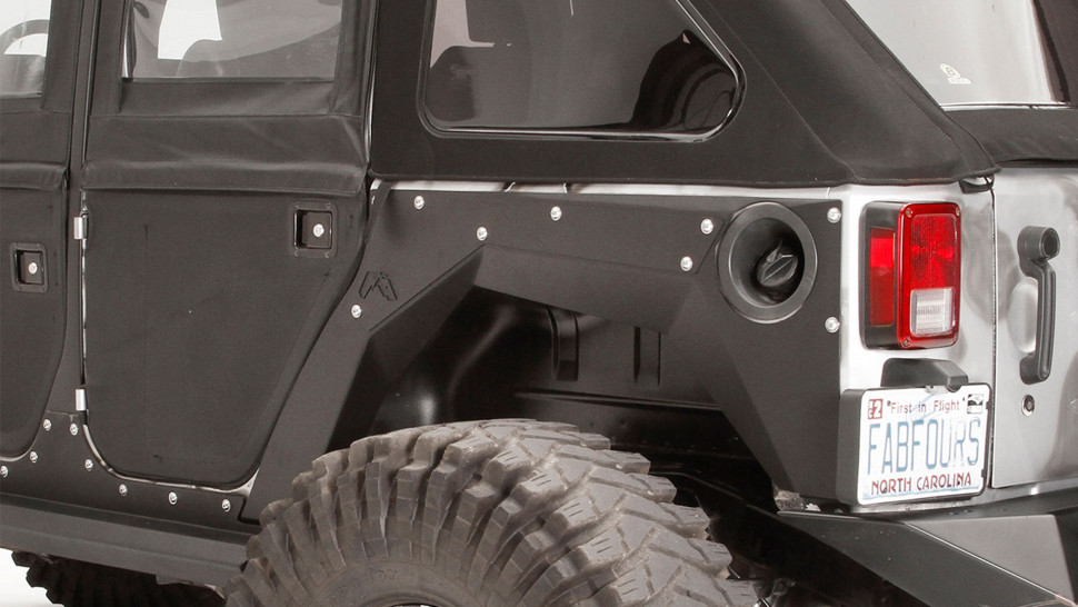 Захист заднього крила Jeep Wrangler JK 07-18 4 Door Fab Fours JK1001-1