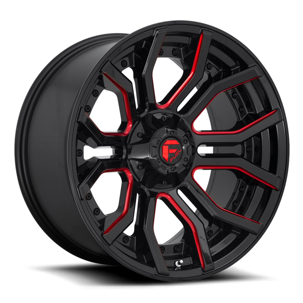 Колесный диск Fuel Off Road Rage Gloss Black Red Tinted Clear 20x10 ET-18 D71220001847