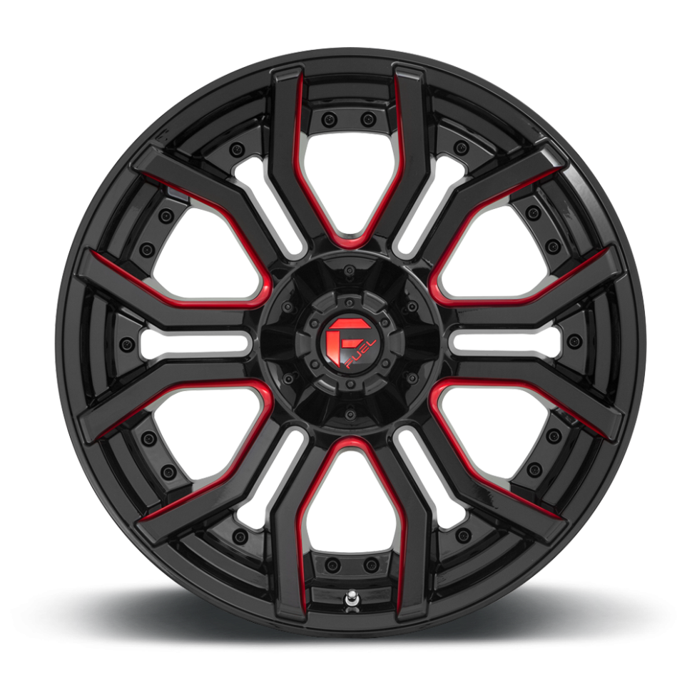 Колесный диск Fuel Off Road Rage Gloss Black Red Tinted Clear 20x10 ET-18 D71220001847