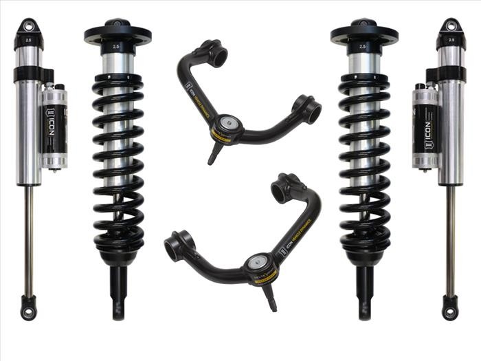 ICON K93023T Stage 4 Suspension System 0-2.63" w Billet UCA Ford F-150 04-08 4WD