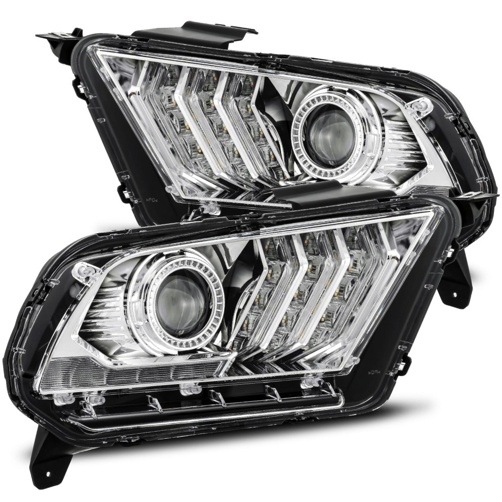 Комплект передних галогеновых фар Ford Mustang 10-12 PRO-Series AlphaRex 880111
