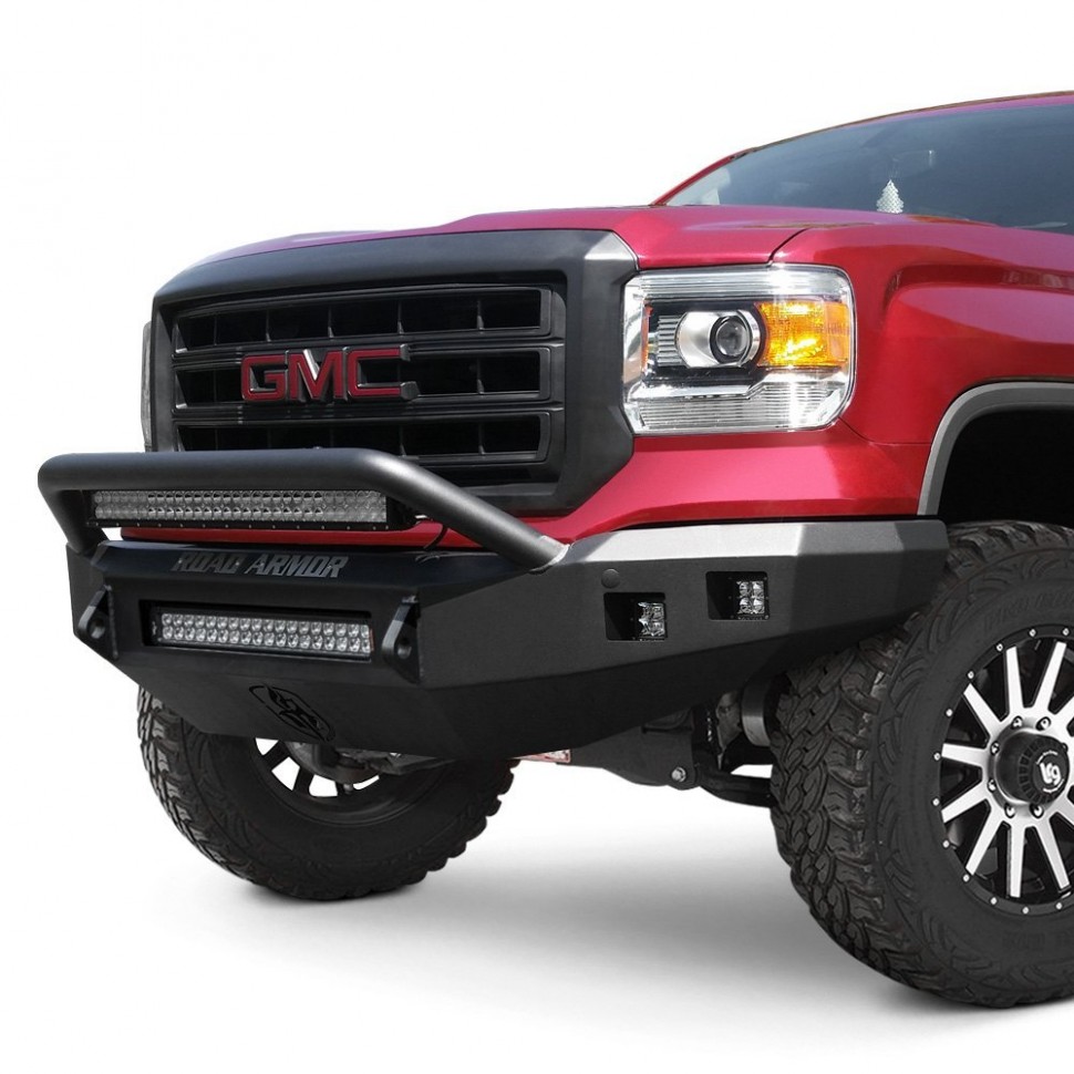 Road Armor Stealth Pre-Runner Front Bumper Chevrolet Silverado/GMC Sierra 1500 19-20 New Body Style (3191F3B-NW)