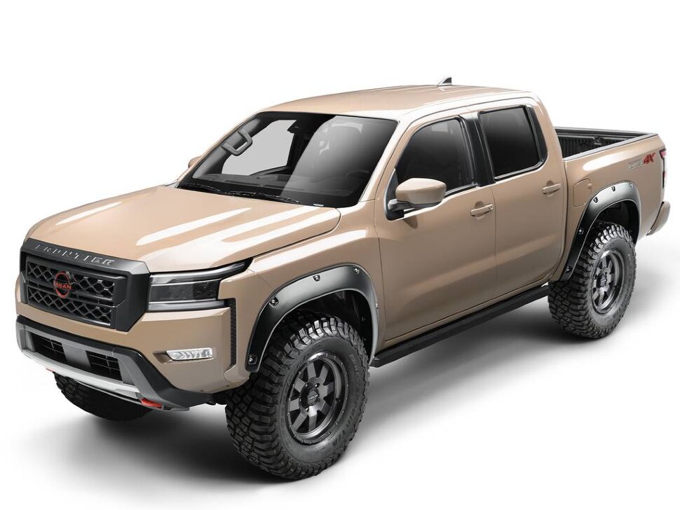 Bushwacker 70911-02 Pocket Style Fender Flares Set 4 PC Nissan Frontier 22-25