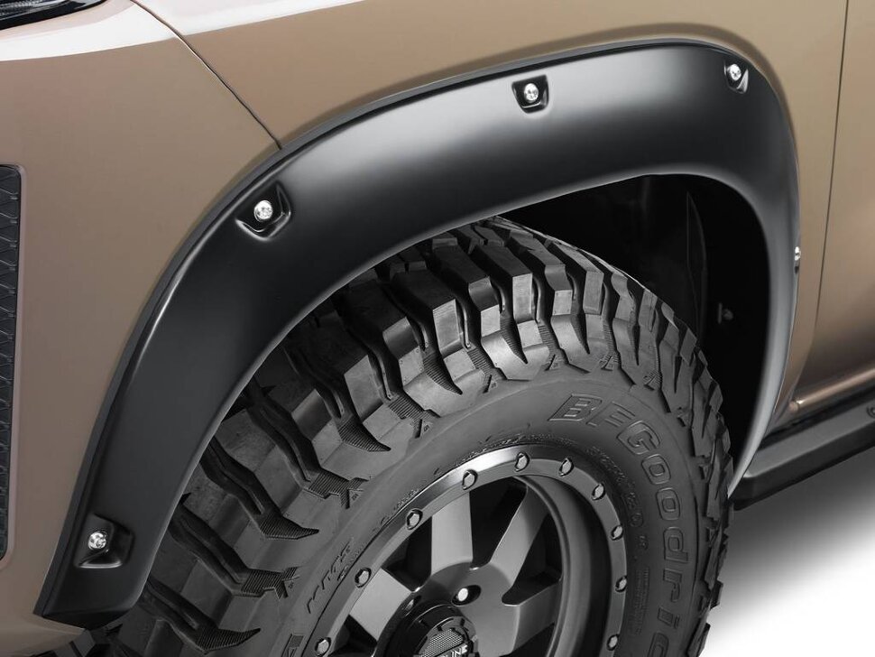 Bushwacker 70911-02 Pocket Style Fender Flares Set 4 PC Nissan Frontier 22-25