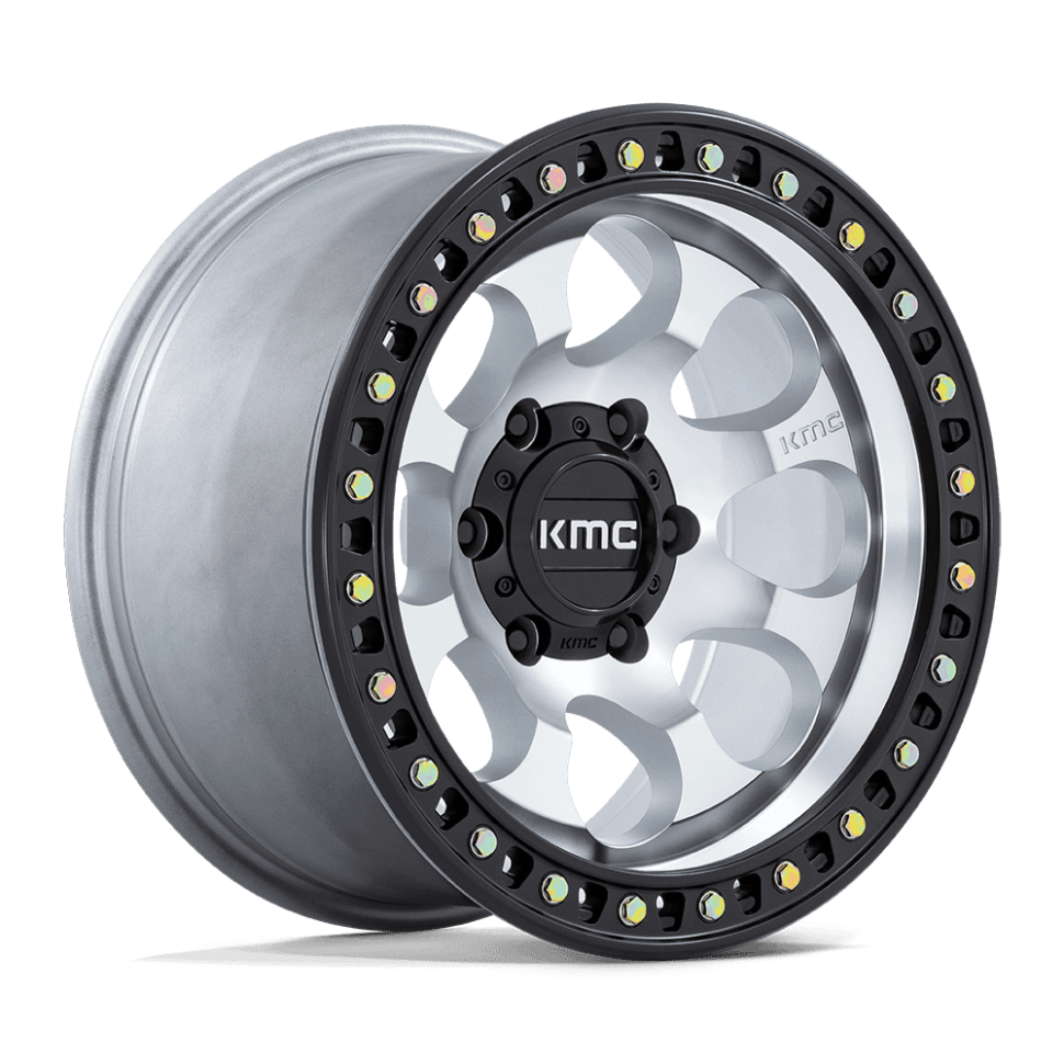 Колісний диск KMC Wheels Riot SBL Machined W/Satin Black Lip 17x9 ET-12 KM550DB17905012N