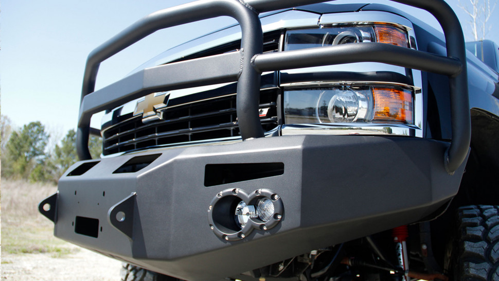 Fab Fours CH05-A1352-1 Premium Front Bumper With Pre-Runner Guard Chevrolet Silverado 2500/3500 03-07