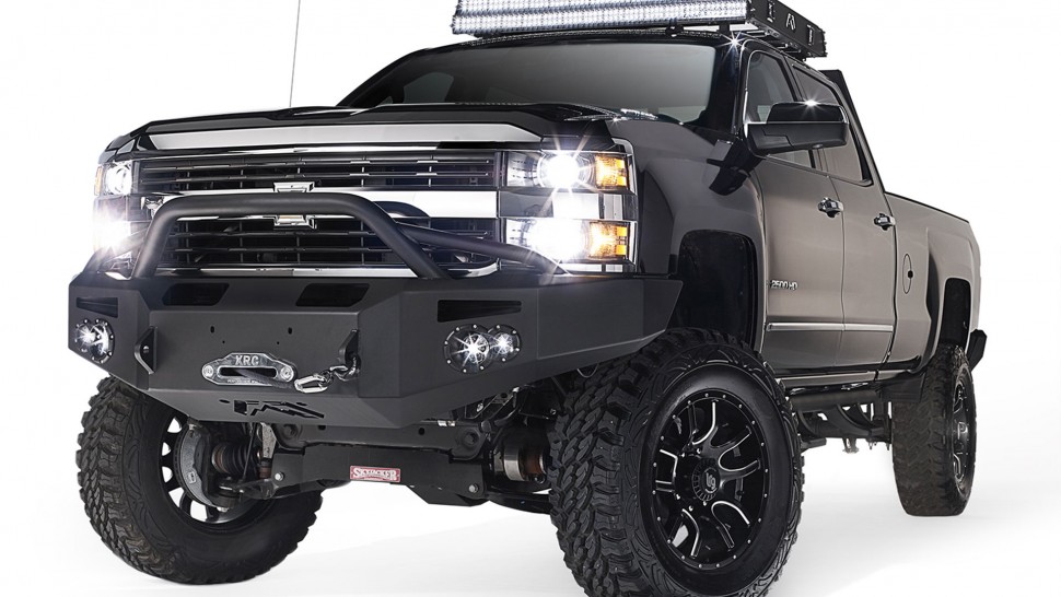 Fab Fours CH05-A1352-1 Premium Front Bumper With Pre-Runner Guard Chevrolet Silverado 2500/3500 03-07