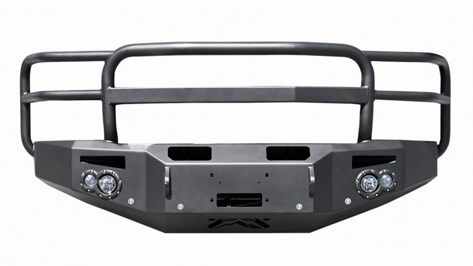 Fab Fours CH05-A1352-1 Premium Front Bumper With Pre-Runner Guard Chevrolet Silverado 2500/3500 03-07