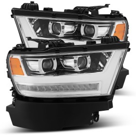 Комплект передних галогеновых фар Dodge Ram 1500 19-24 PRO-Series AlphaRex 880514