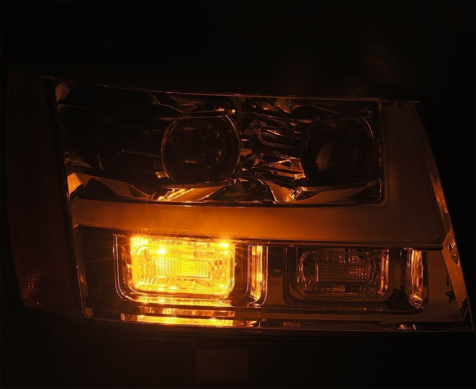 Комплект передних галогеновых фар Chevrolet Tahoe/Suburban/Avalanche 07-14 PRO-Series AlphaRex 880297