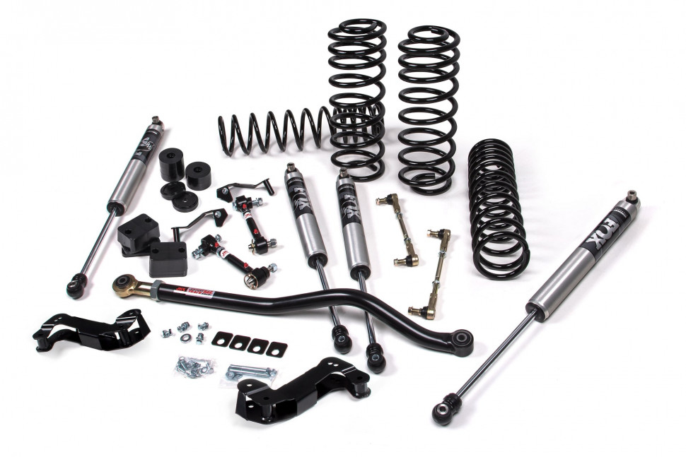 JKS JSPEC134KFP J-Kontrol Suspension Lift Kit 3.5" W/FOX 2.0 Performance Series Shocks/Standard Coils Jeep Wrangler JL 18-22 2Door