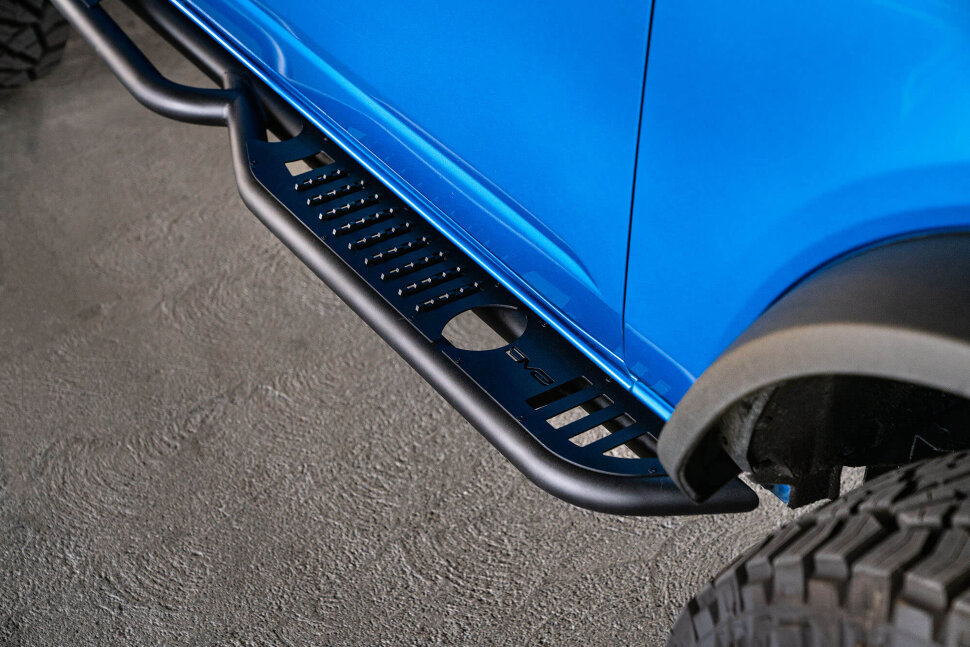 DV8 Offroad SRBR-02 OE Plus Side Steps Ford Bronco 21-25 4 Door