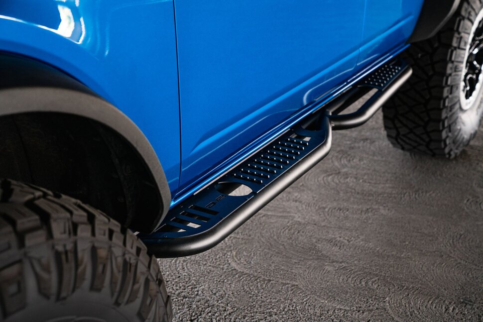 DV8 Offroad SRBR-02 OE Plus Side Steps Ford Bronco 21-25 4 Door