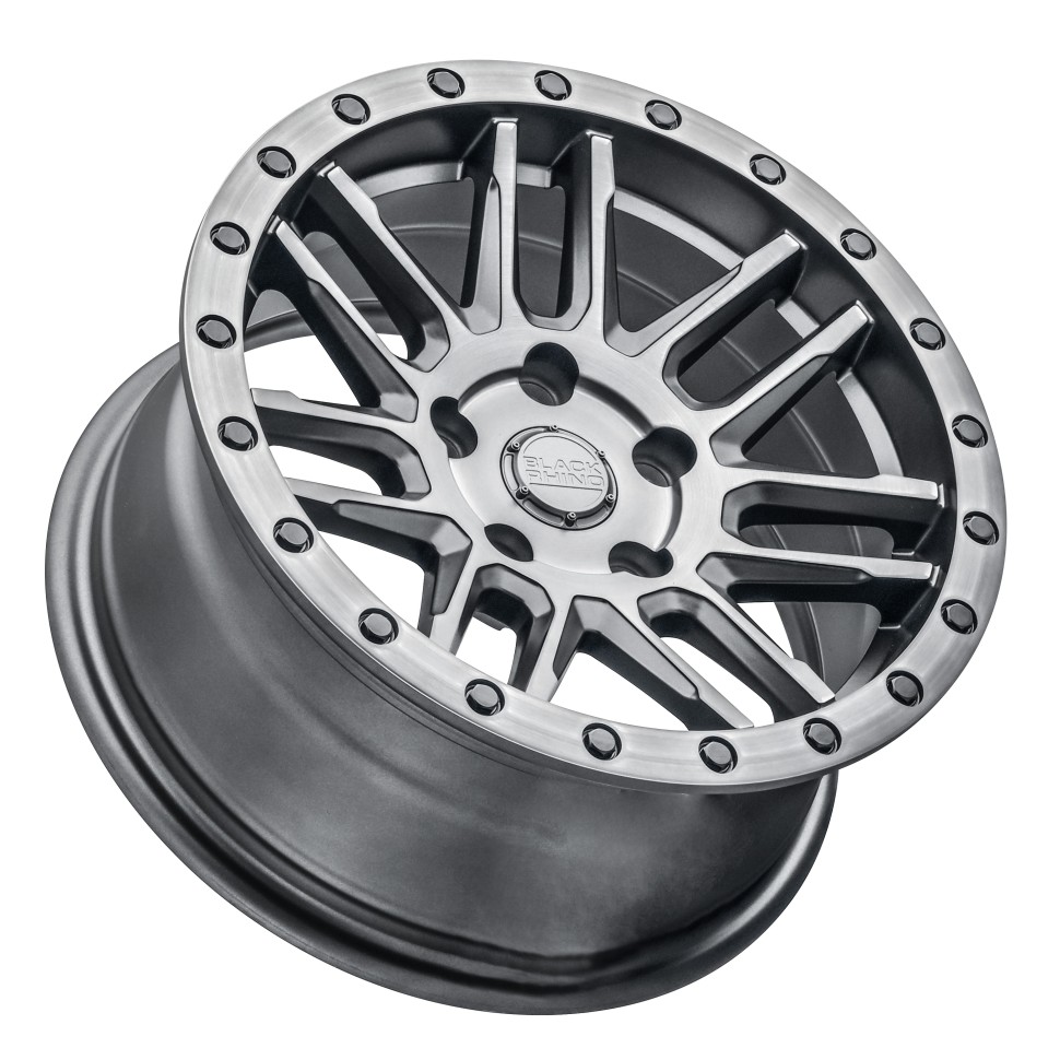 Black Rhino 1570ACH155114Z76 Arches Wheel Matte Bronze W/Black Lip Edge 15x7 +15