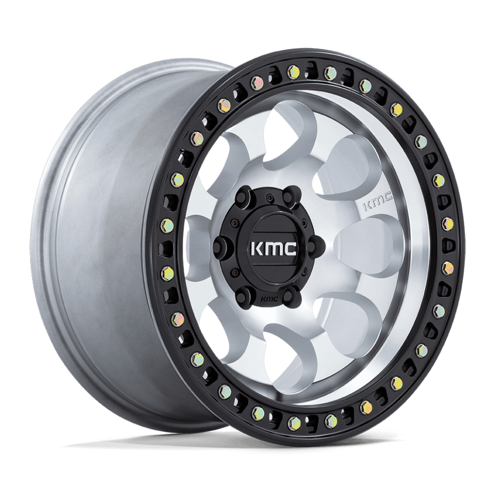 Колісний диск KMC Wheels Riot SBL Machined W/Satin Black Lip 17x9 ET-12 KM550DB17906812N