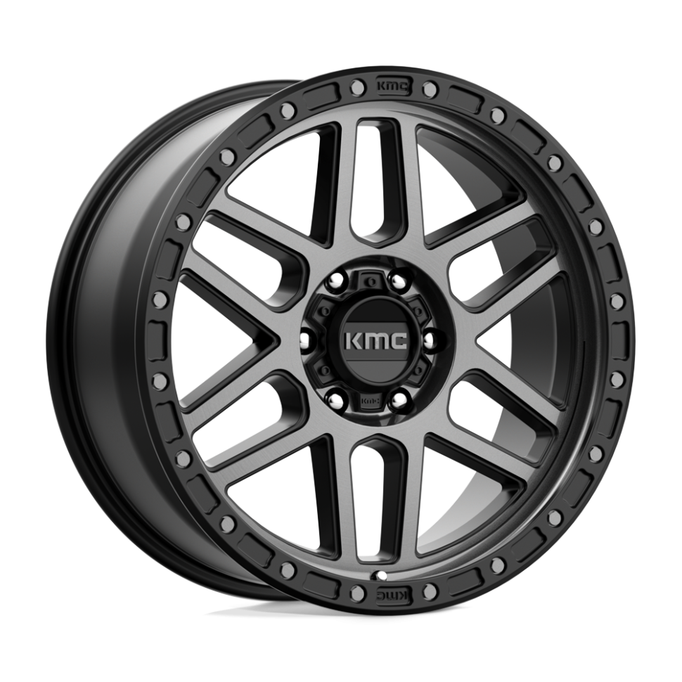 KMC Wheels KM54429058425 Mesa Wheel Satin Black W/Gray Tint 20x9 +25
