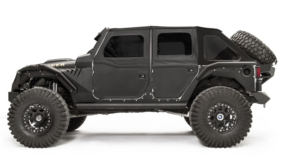 Розширювачі колісних арок зад Jeep Wrangler JK 07-18 Fab Fours JK1005-1