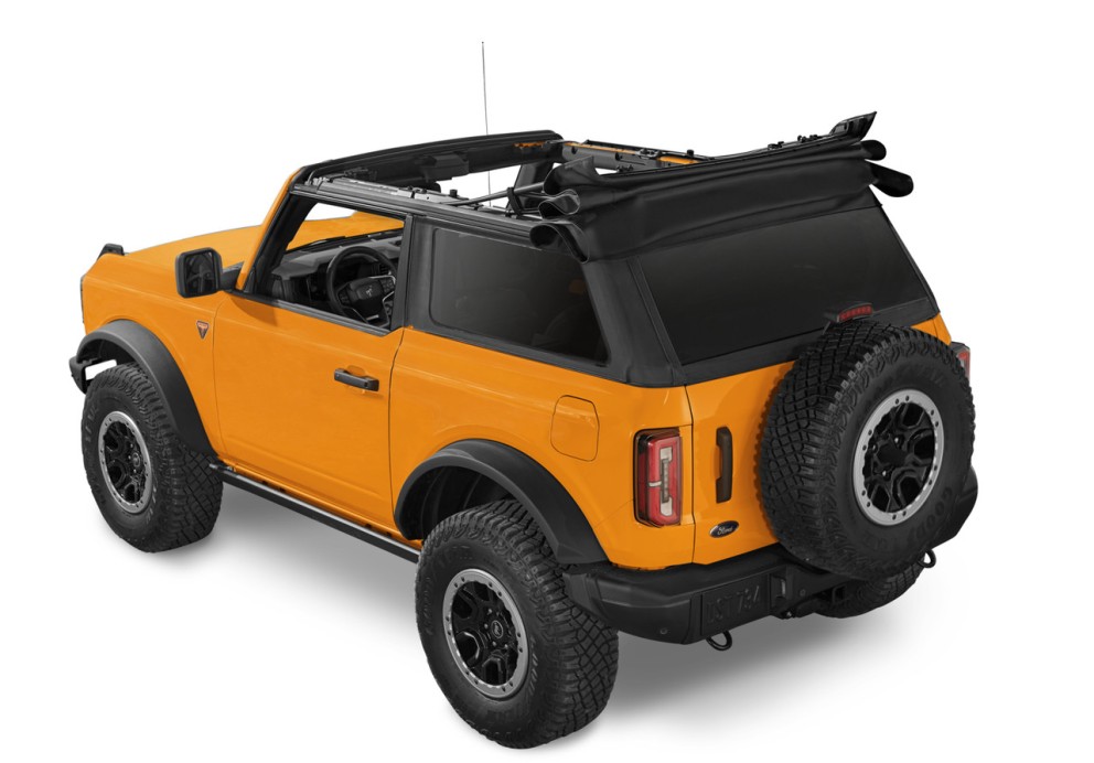 М’який дах Trektop Soft Top Black Diamond Ford Bronco 21-26 2 Door Bestop 5687235
