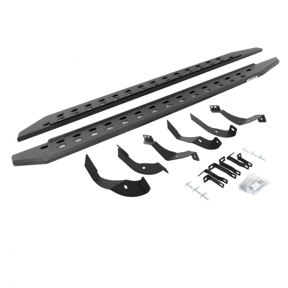 Go Rhino 69405187ST RB20 Running Boards Slim Line Chevrolet Silverado/GMC Sierra 2500/3500 15-19 Crew Cab