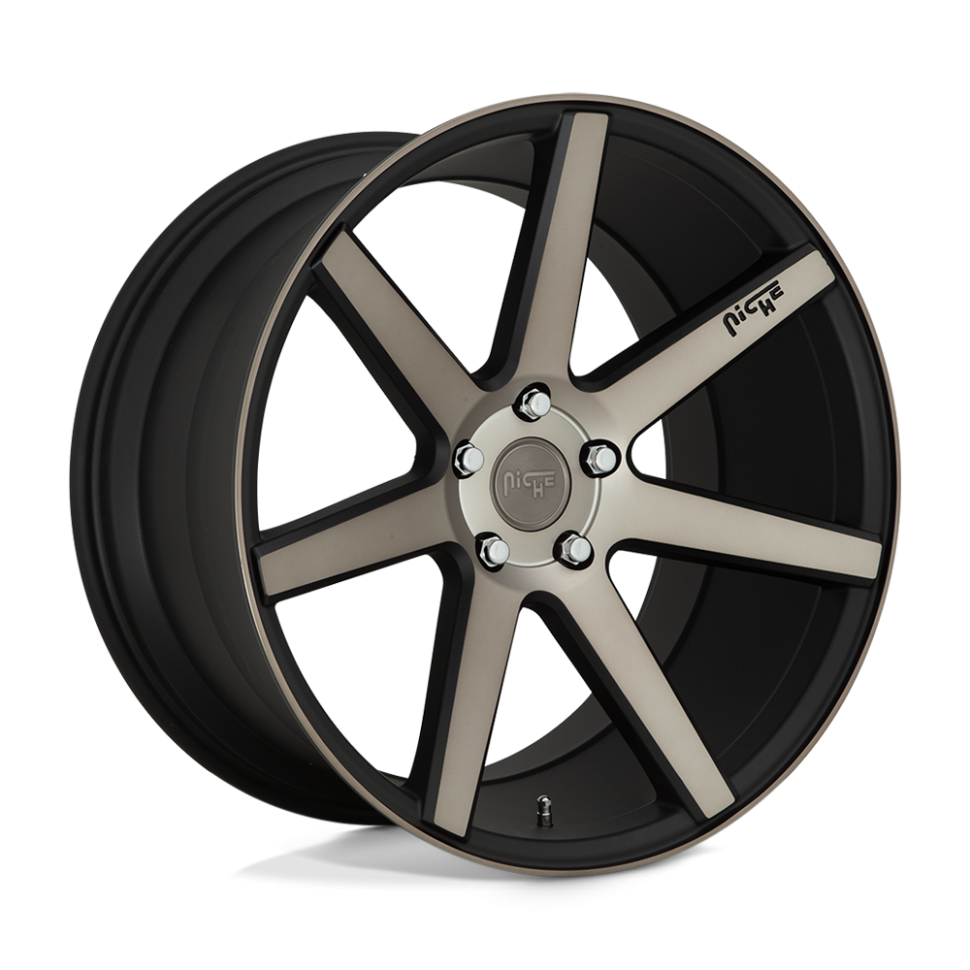 Niche Road Wheels M1501985F8+42 Verona Wheel Matte Black Machined 19x8.5 +42