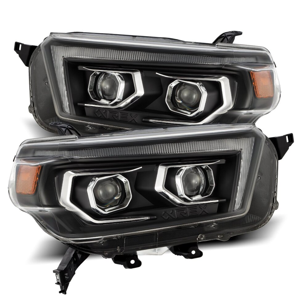 Комплект передніх Led фар Dodge Ram 1500 09-18 LUXX-Series AlphaRex 880757