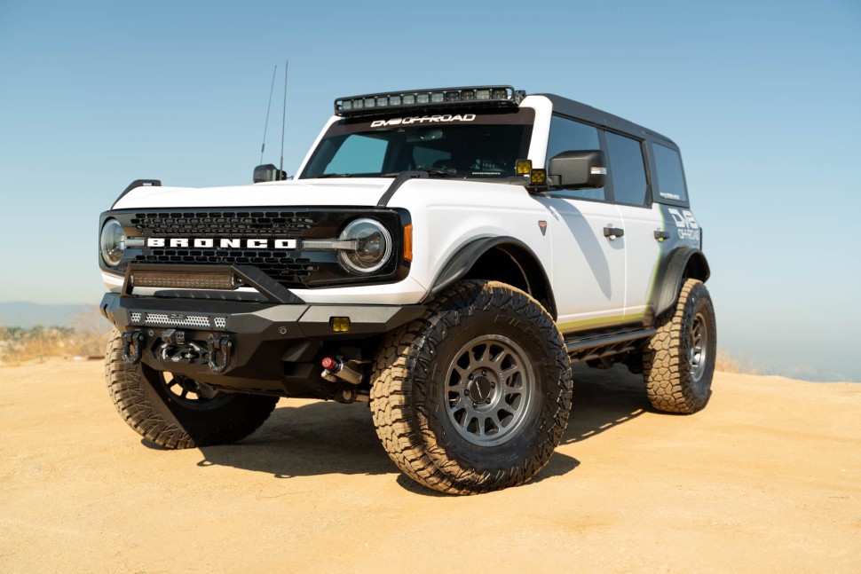 Пороги Rock Sliders Ford Bronco 21-25 4 Door FS-15 DV8 Offroad SRBR-07