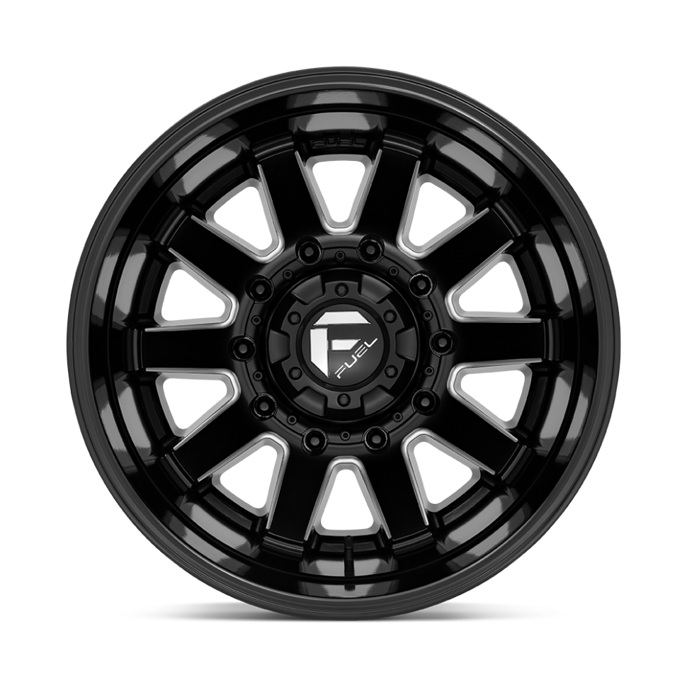 Fuel Off Road D5382082A935 Maverick Dually Wheel Black & Milled 20x8.25 -202