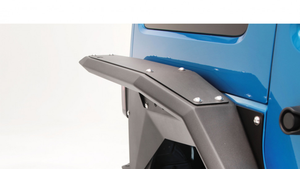 Розширювачі колісних арок зад Jeep Wrangler JK 07-18 Fab Fours JK1007-1